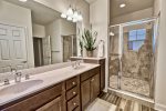 Beautiful king restroom with walk in shower